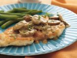 Dijon Chicken smothered in mushrooms