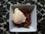 Raspberry Pear Crisp