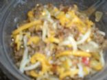 Chili Rellenos open faced