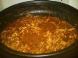 Slow cooked pulled pork loin