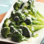 Broccoli with Two-Cheese Sauce