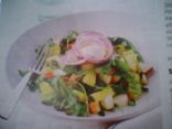 Red's Salad with apple and pineapple