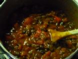 Black Bean Chili - serving = 1.5 cup