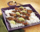 Pork Satay with Peanut sauce