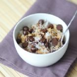 Coconut Cookie Dough Oatmeal