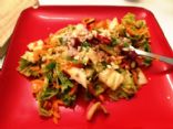 Peanut, Carrot, and Cabbage Slaw