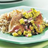 Cumin-Seared Chicken with Pineapple-Mint Salsa