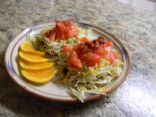 Lean Mean Black Bean Tostada