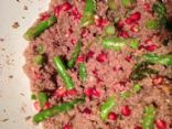 Pomegranate Asparagus Quinoa