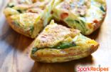 Crustless Bacon & Asparagus Quiche