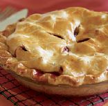 Homemade Rhubarb Pie