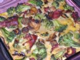 Turkey and Veggie Breakfast Squares