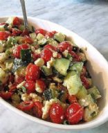 Tomato Cucumber Feta Salad