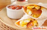 Turkey Bacon Breakfast Burritos 