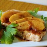 Caramel Apple Pork Chops