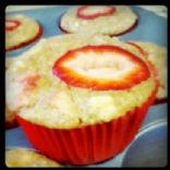 Healthy Rhubarb Muffins