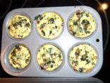 Chicken Sausage, Egg Whites, Spinach, Onion, & Mushroom Muffin