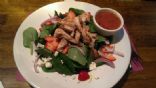 Strawberry and Spinach Salad with Cilantro Lime Chicken