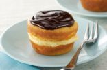 Reduced Sugar Boston Cream Cupcakes