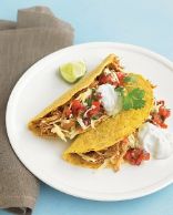 Slow-Cooker Chili Chicken Tacos