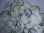 Sour Cream Cucumber Salad