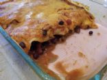 Black Bean Chicken Enchilada Bake