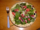 Strawberry, Almond, and Lettuce Salad