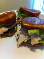 hCG Phase 3 - Turkey & Avocado Oopsie Roll Sliders