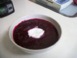 Grandpa's Beet Borscht