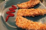 Baked Breaded Chicken Tenders and Potatoes