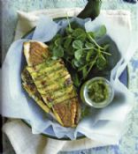 Snapper with Zucchini Pesto