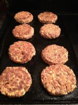 Kamut and adzouki bean veggie burgers