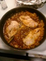 Chicken with Green Olives