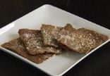 Garlic Parmesan Flax Crackers