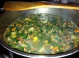 Lentil and Spinach Soup
