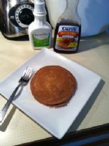 Chocolate Peanut Butter Protein Pancakes