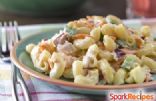 Macaroni Salad with Bacon, Peas, and Creamy Dijon Dressing