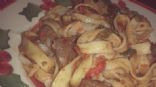 Mint-Basil-Tomato Lamb Fettuccine