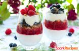 Patriotic Fruit & Yogurt Parfaits