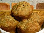 Healthy Banana Nut Oat Muffins