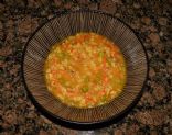 Roasted Pepper & Chicken Barley Soup