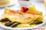 Light Asparagus and Tomato Omelet