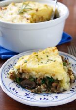 Lentil/Mushroom Vegan Shepard's Pie