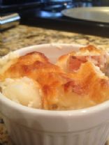 Light, White Easy Au Gratin Potatoes