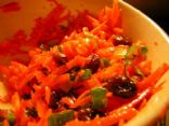 Carrot and raisin raw salad