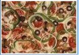 Crustless pizza