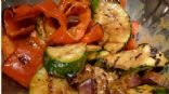 Grilled Vegetables with Peanut Sauce