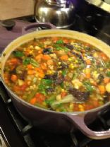 Hearty French Vegetable Barley Soup (Vegan)