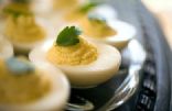 Healthy Deviled Eggs from FANNETASTIC FOOD