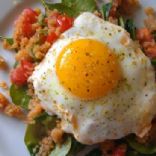 Deconstructed Eggs Florentine 